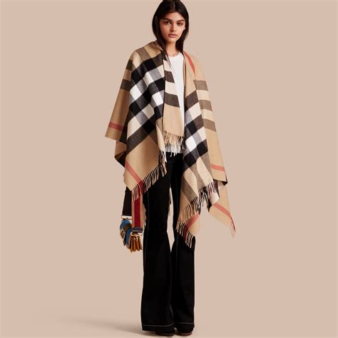 poncho burberry sale|Burberry poncho shawl pockets helene.